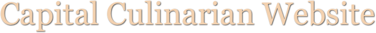 Capital Culinarian Website